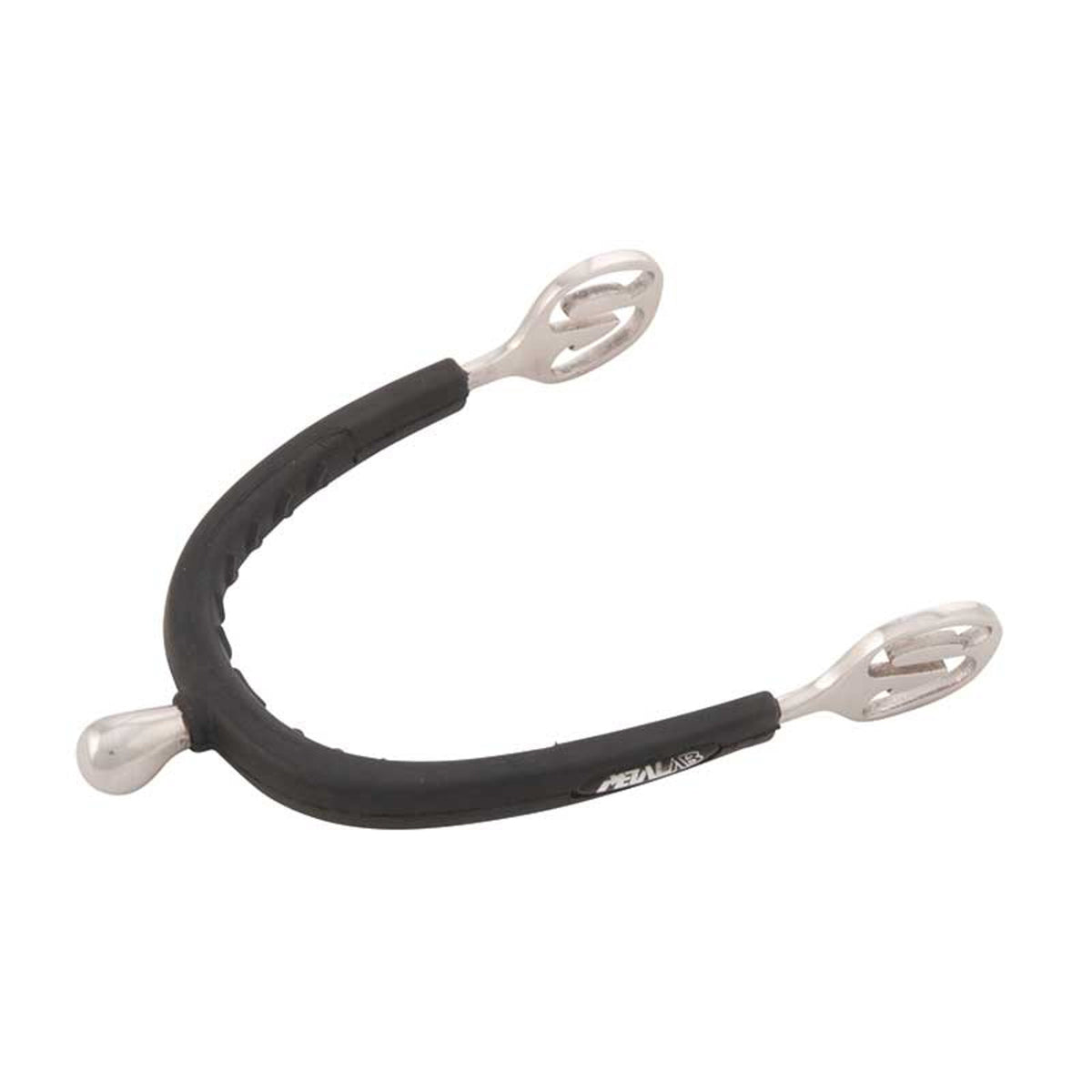 Round Head Rubber Covered Spurs - Large Cup