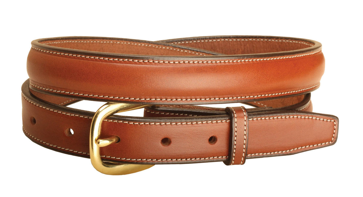 " Raised Belt with Brass Buckle