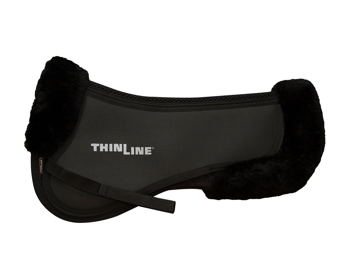 Trifecta Cotton Half Pad with Sheepskin Rolls