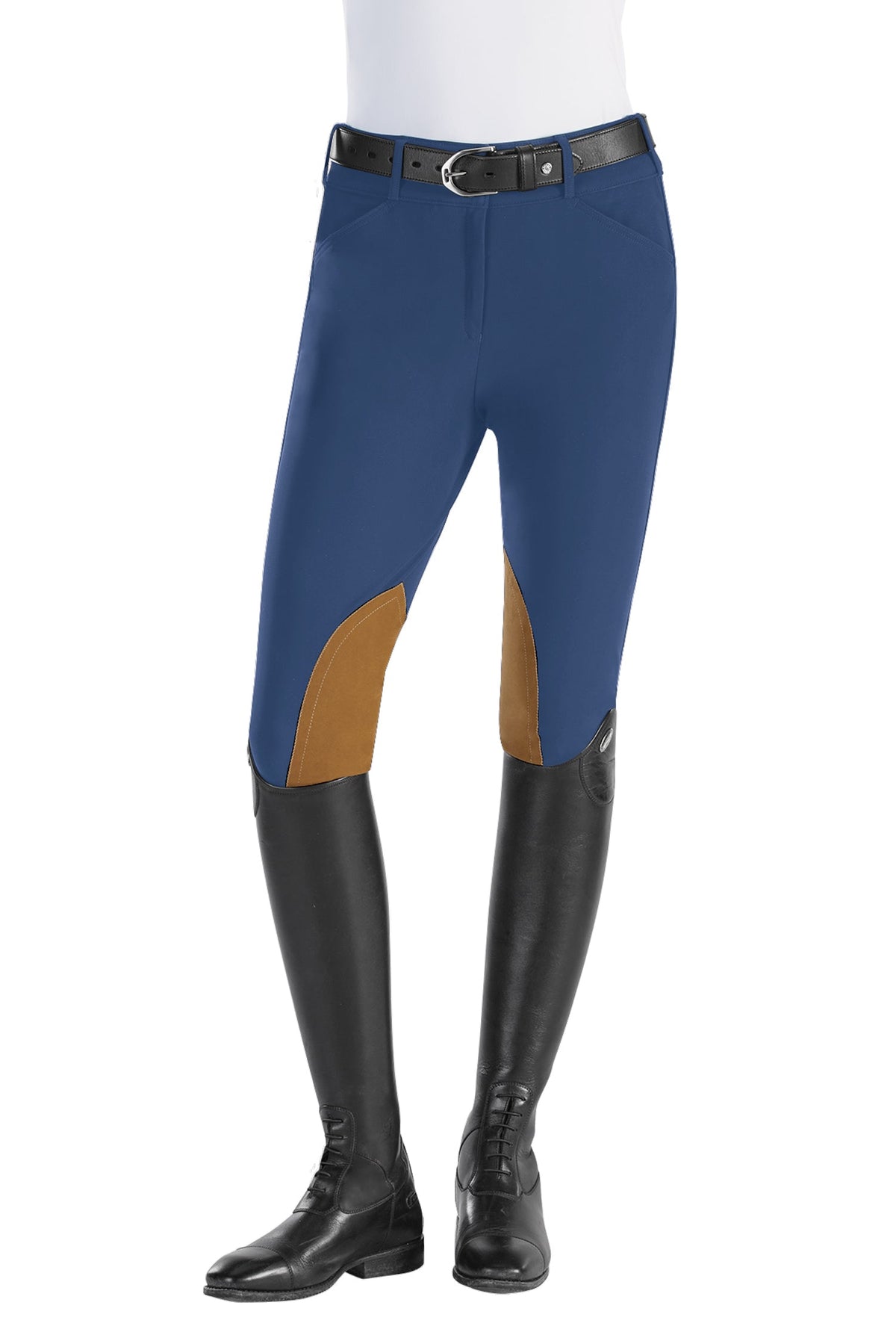 Ladies’ Techno Lightweight Knee-Patch Front-Zip Breech